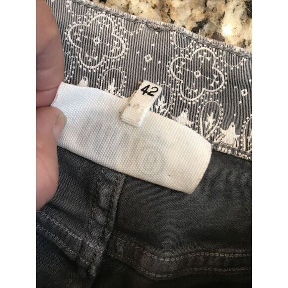 MM6 Maison Margiela Jeans Skinny IT 42 US M Gray Women Zip Slim Fit Cotton Blend - Picture 10 of 10